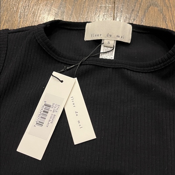 Fleur du mal ribbed bodysuit NWT - Picture 2 of 4